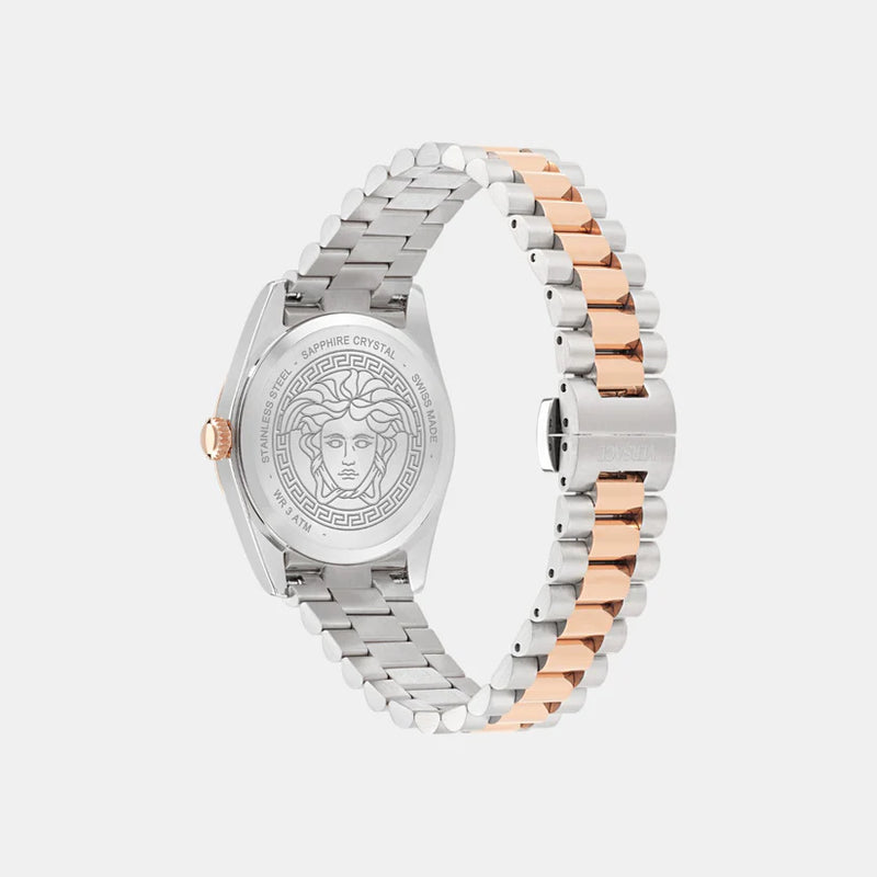 VERSACE Women Quartz White Dial Analog Watch VE0E00525