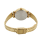 Black Dial Golden Metal Strap Watch 8096YM03