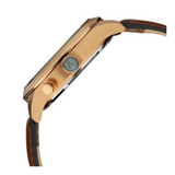 Titan Maritime Green Dial Quartz Multifunction Leather Strap watch for Men 1829QL01