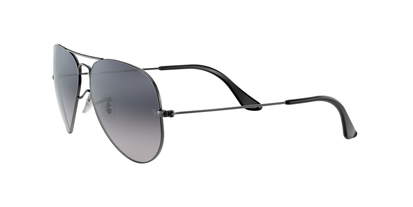 Ray-Ban Unisex Polarized Blue Lens Pilot Sunglasses - 0RB3025I001/7858
