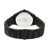 Titan Black Dial Black Stainless Steel Strap Watch 2570NM01