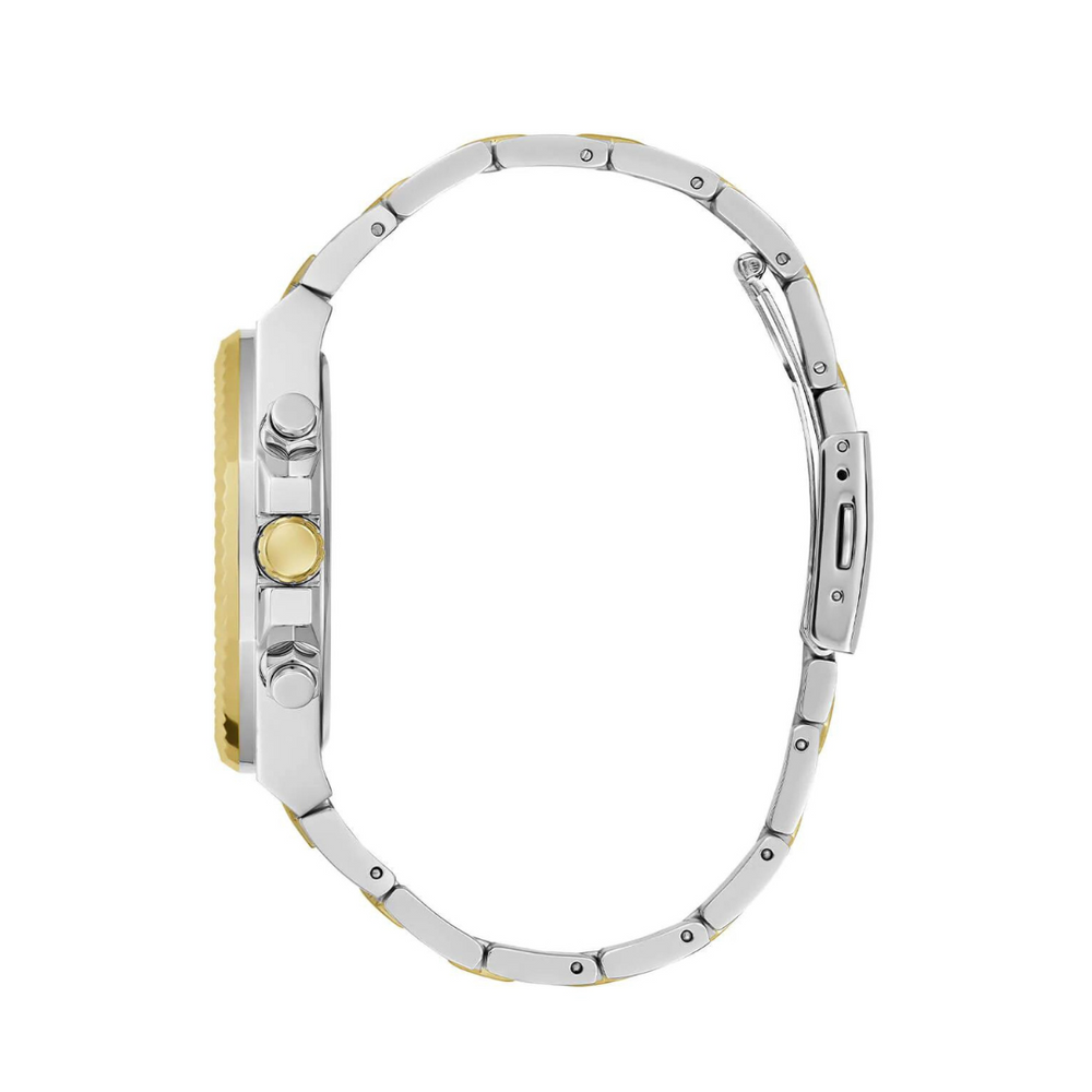 GUESS Silver And Gold Equity Blue Link Watch GW0703G3 - KRISHNA WATCH COMPANY