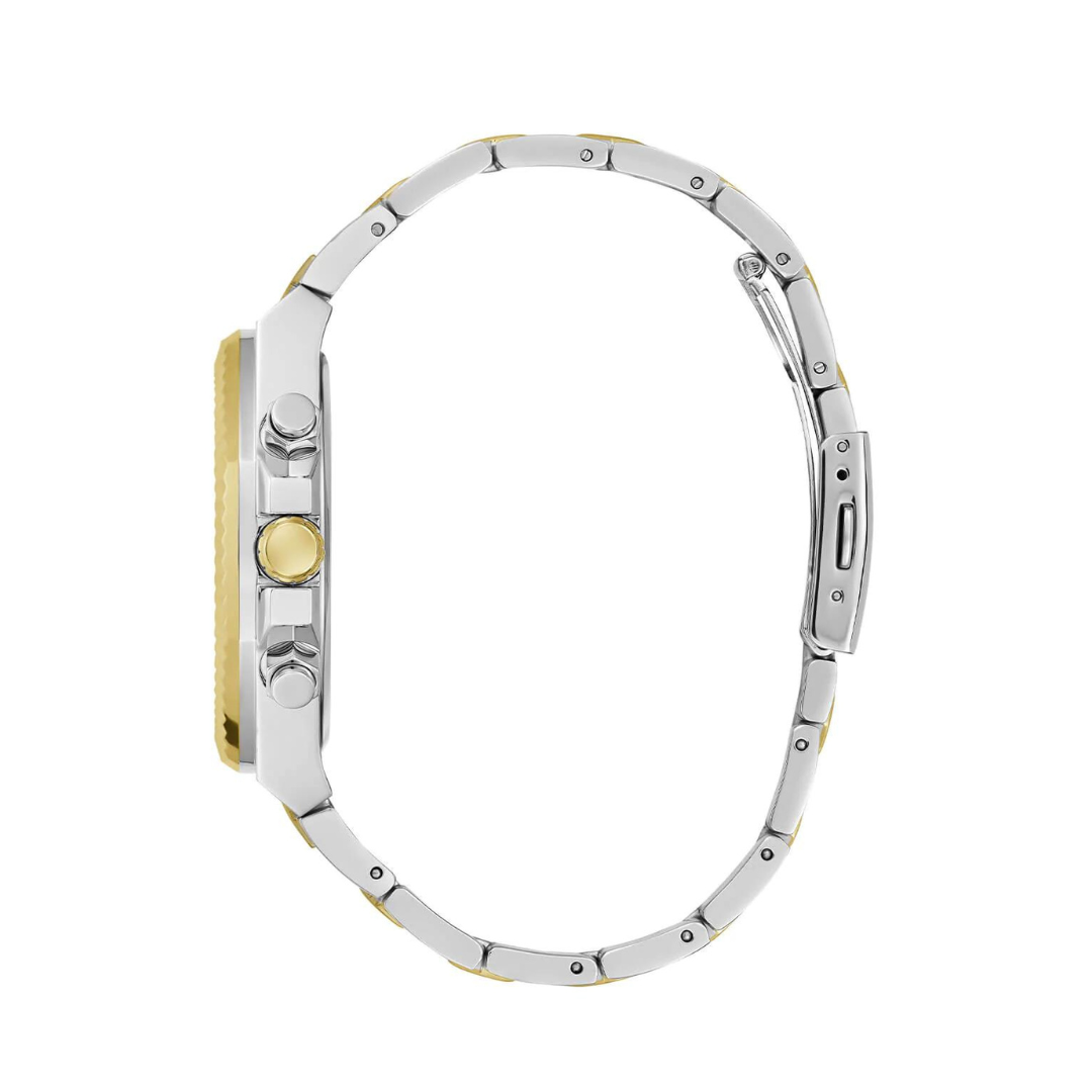 GUESS Silver And Gold Equity Blue Link Watch GW0703G3