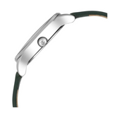 Titan Workwear Silver Dial Women Watch With Leather Strap 2649SL01