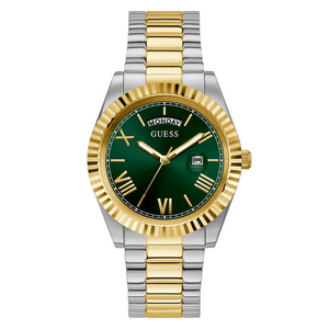 Guess Mens 2-Tone Day/Date Watch - GW0265G8 - KRISHNA WATCH COMPANY