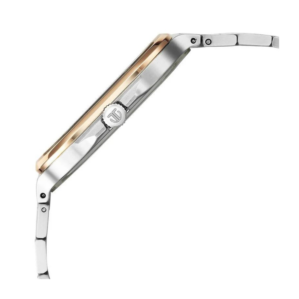 Titan Classique Slim Square Quartz Analog with Date Silver Dial Stainless Steel Strap Watch for Men 90176KM01 - KRISHNA WATCH COMPANY