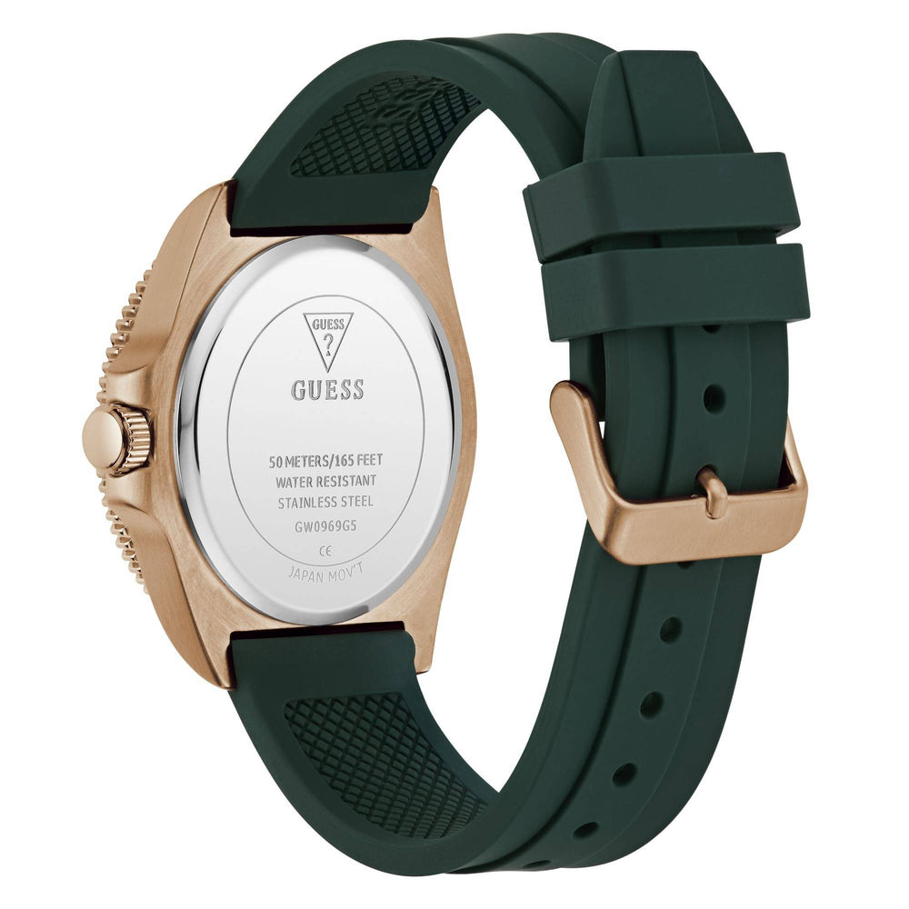 GUESS Mens Green Dial Analog Watch - GW0969G5 - KRISHNA WATCH COMPANY