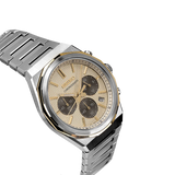 Seiko Chronograph with Textured Champagne Dial - HGK001P1