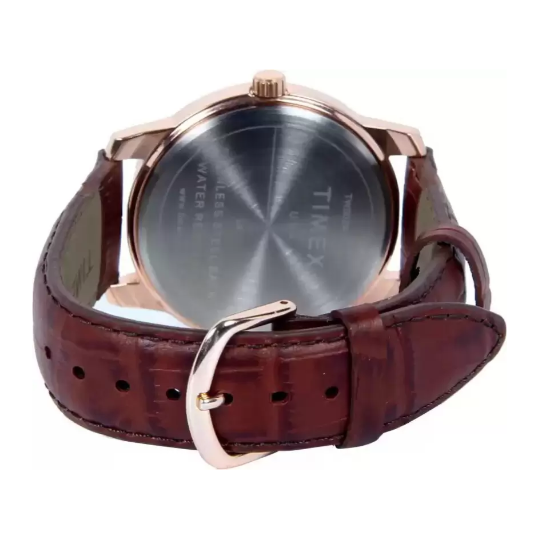Timex tw00zr112 leather analog online