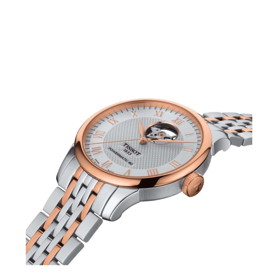 Tissot Le Locle Powermatic 80 Open Heart - T0064072203302 - KRISHNA WATCH COMPANY