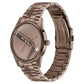 Fastrack Stunners Quartz Analog Brown Dial Stainless Steel Strap Watch for Guys 3305qm01