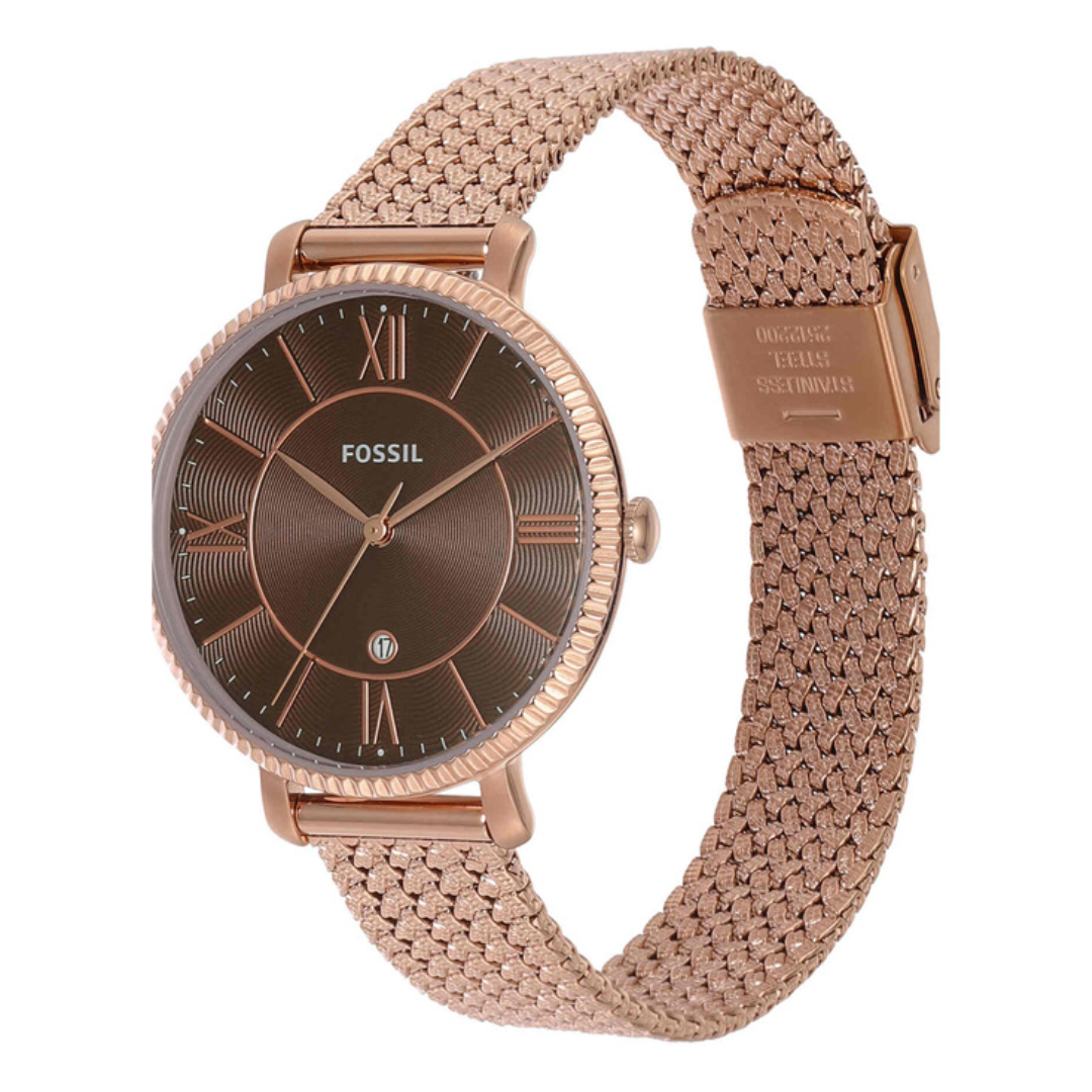 Fossil jacqueline sales analog watch