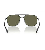 RAY-BAN Green Polarized Aviator Unisex Sunglasses 0RB3722I0025859