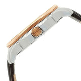 Xylys Swiss Analog with Day Date Brown Leather Strap Silver Dial Watch For Men 40023kl01e