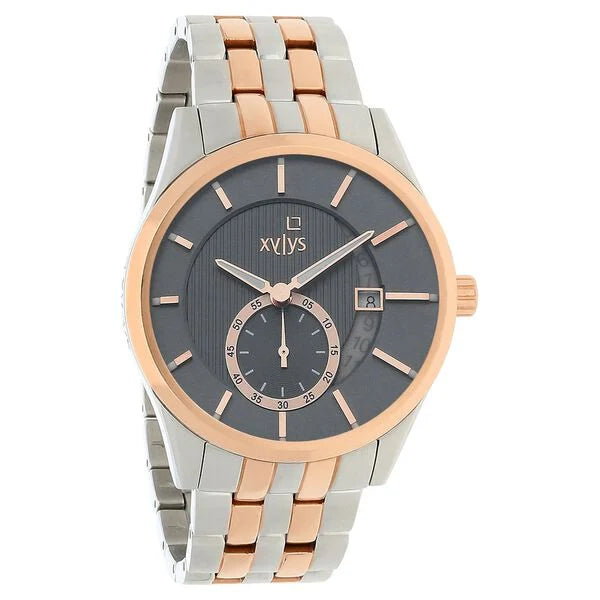 Xylys Offsets Swiss Analog Stainless Steel Grey Dial Watch for Men 40024km01e