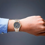 Xylys Offsets Swiss Analog Stainless Steel Grey Dial Watch for Men 40024km01e