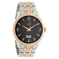 Xylys Quartz Analog with Date Grey Dial Two Toned Stainless Steel Strap Watch For Men 40025km01e