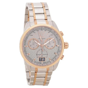 Xylys Quartz Chronograph Grey Dial Two Toned Stainless Steel Strap Watch For Men 40027km03 - KRISHNA WATCH COMPANY