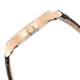 Xylys Swiss Analog with Date Brown Leather Strap Beige Dial Watch For Men 40037wl01e