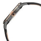 Xylys Swiss Analog Leather Strap Black Dial Watch for Men 40048kl02e