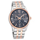 Xylys Classic Multifunction Grey Dial Two Toned Stainless Steel Strap Watch For Men 40054km01e