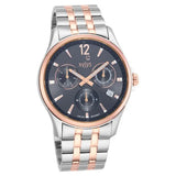 Xylys Classic Multifunction Grey Dial Two Toned Stainless Steel Strap Watch For Men 40054km01e