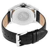 Xylys Swiss Multifunction Black Leather Strap Black Dial Watch For Men 40054sl01e