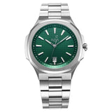 Xylys Integra Swiss Analog Stainless Steel Green Dial Watch for Men - NT40058SM02E