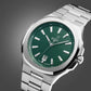 Xylys Integra Swiss Analog Stainless Steel Green Dial Watch for Men nt40058sm02e