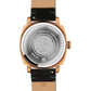 Xylys Quartz Analog Green Dial Black Leather Strap Watch For Men 40065kl02e