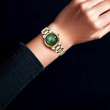 Xylys Ethereum Swiss Analog Stainless Steel Green Dial Watch for Women 45021bm01e