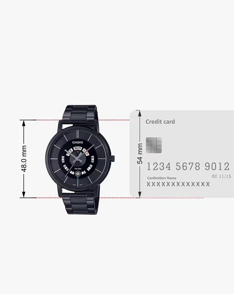 Analog Watch for Men ENTICER MTP-B135B-1AVDF - A2134