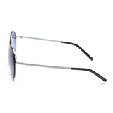 Scott Sunglasses Gradient Blue Lens Round Sunglass Silver Frame -SC 2531C2