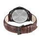 Titan Classic Chrono Blue Dial Quartz Multifunction Leather Strap watch for Men 90169NL01