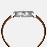 Timex E Class Male Blue Analog Leather Watch TWEG23501