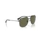 RAY-BAN Green Polarized Aviator Unisex Sunglasses 0RB3722I0025859