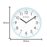 Titan Contemporary White Dial Blue Color Silent Sweep Technology - W0055PA02 - KRISHNA WATCH COMPANY