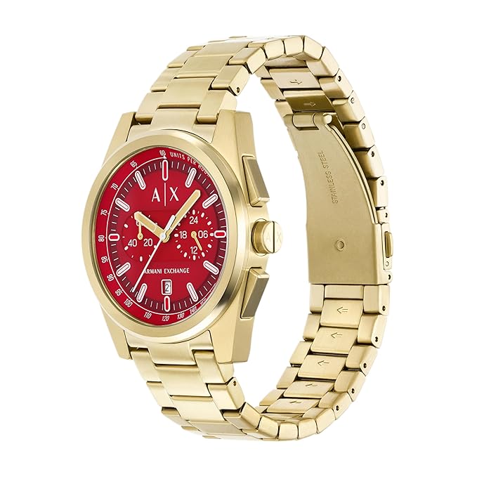 Armani Exchange Analog Red Dial Men's Watch - AX2863 - KRISHNA WATCH COMPANY