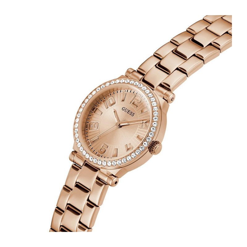 Guess Women's Watch Rose Gold Tone Case Quartz GW0686L3 - KRISHNA WATCH COMPANY