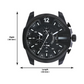 DIESEL Mega Chief Chronograph Analog Watch for Men DZ4283