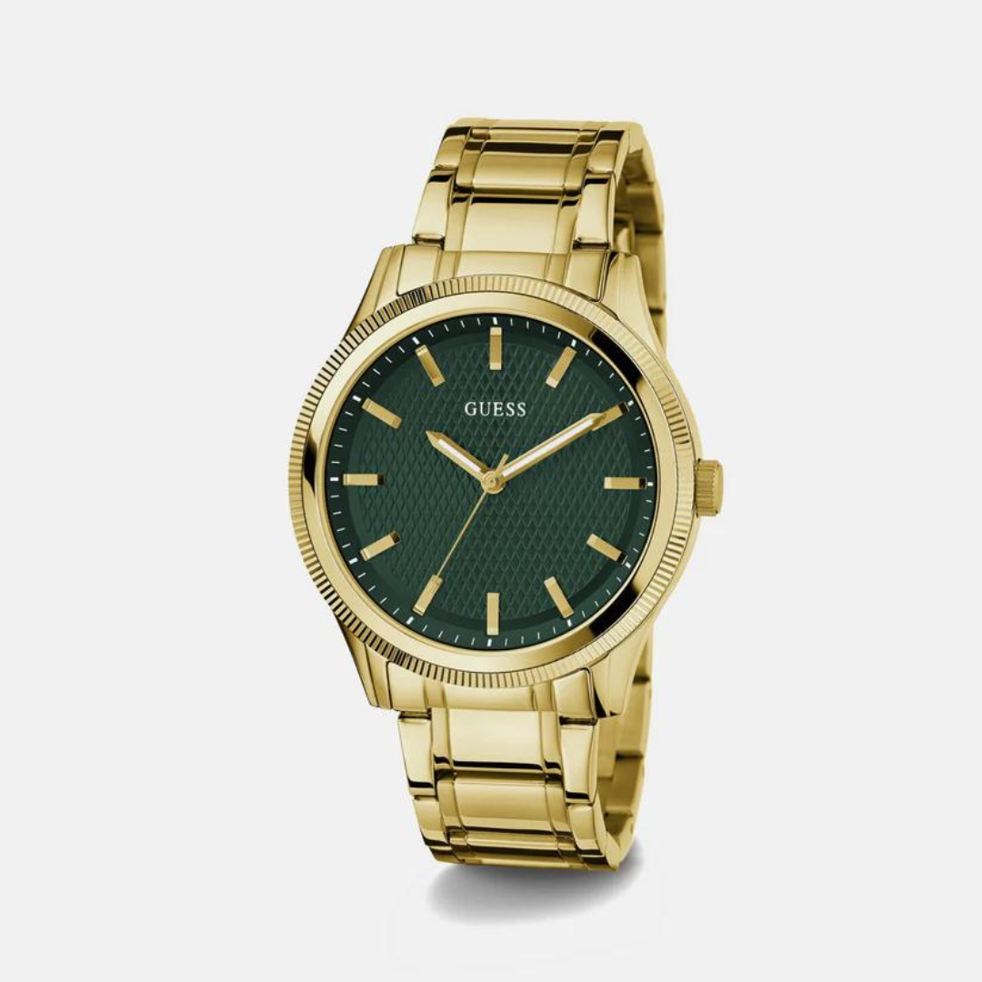 Guess Male Green Analog Stainless Steel Watch GW0626G2