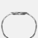 Timex E Class Male White Analog Stainless Steel Watch TWEG23600