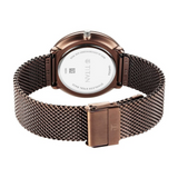 Titan Neo Splash Quartz Analog with Date Brown Dial Stainless Steel Strap Watch for Men 1849KM04