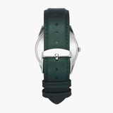 Timex E Class Male Silver Analog Leather Watch TWTG10407