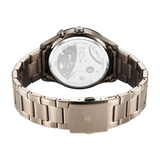 Titan Stellar Quartz Multifunction Brown Dial Stainless Steel Strap Watch for Men 10009KM03