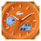 Lacoste LC33 Dual-Display Multifunction  Orange Silicone Strap 2011431