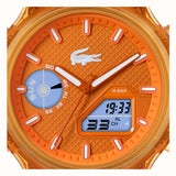 Lacoste LC33 Dual-Display Multifunction  Orange Silicone Strap 2011431