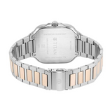 Titan Classique Slim Square Quartz Analog with Date Silver Dial Stainless Steel Strap Watch for Men 90176KM01 - KRISHNA WATCH COMPANY