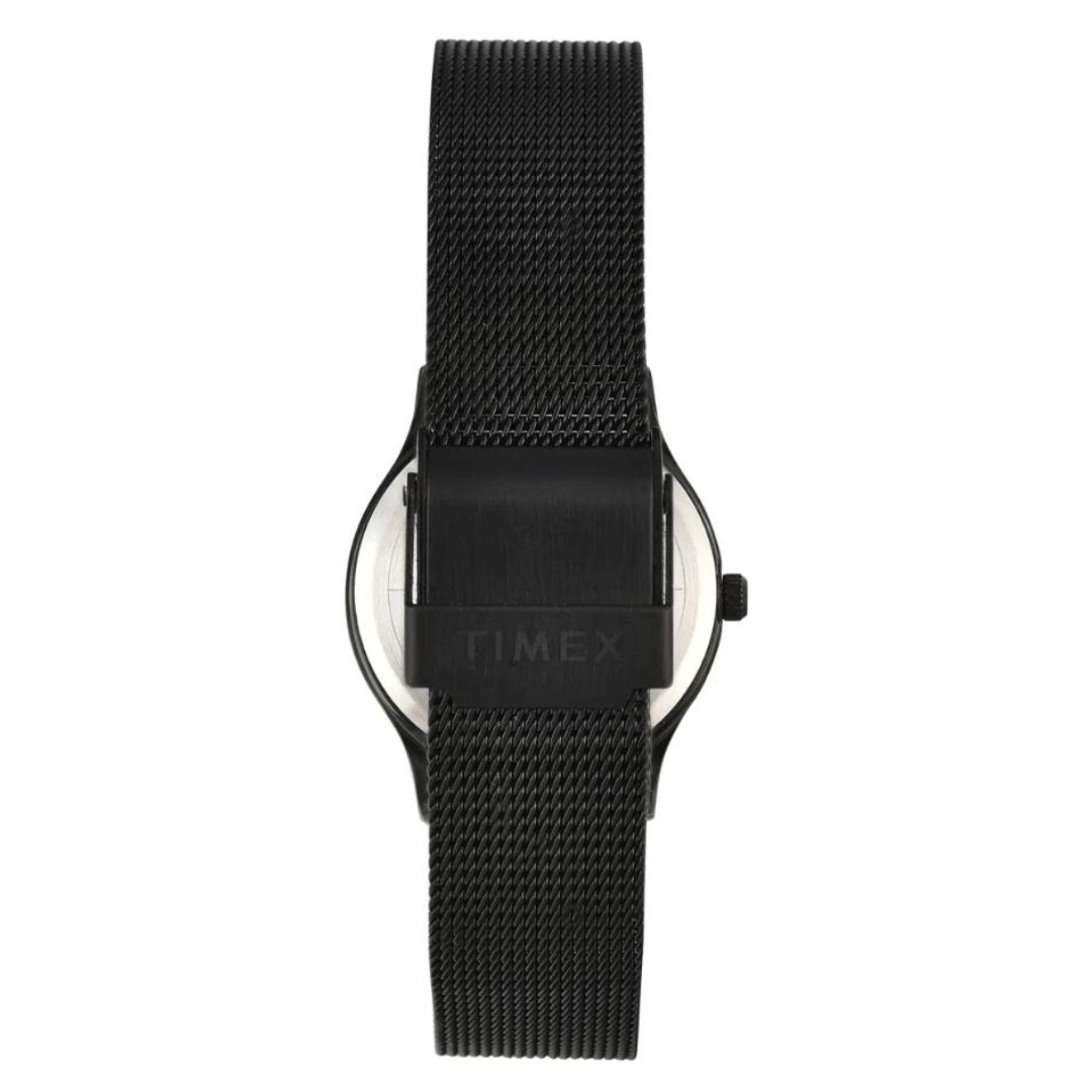 Timex Women Black Round Analog Dial Watch- TW0TL8716