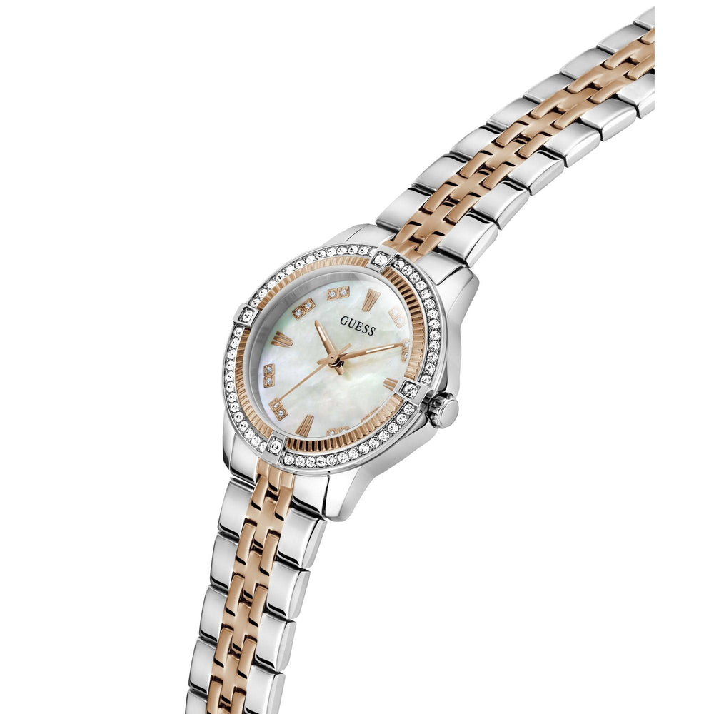 Guess Ladies Two Tone Round Analog Watch - GW1027L5 - KRISHNA WATCH COMPANY